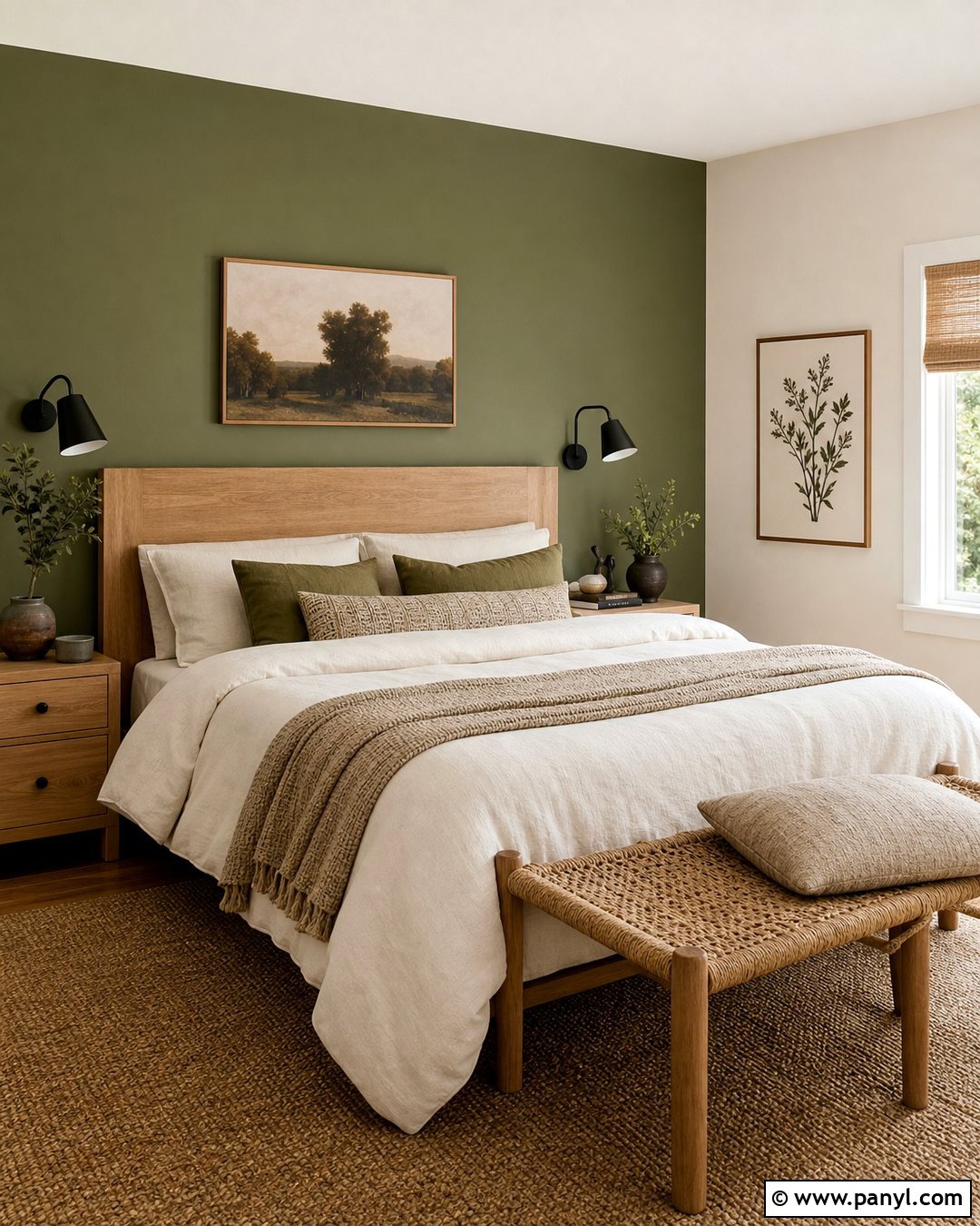 Sage Green Accent Wall - 30 accent wall paint colors
