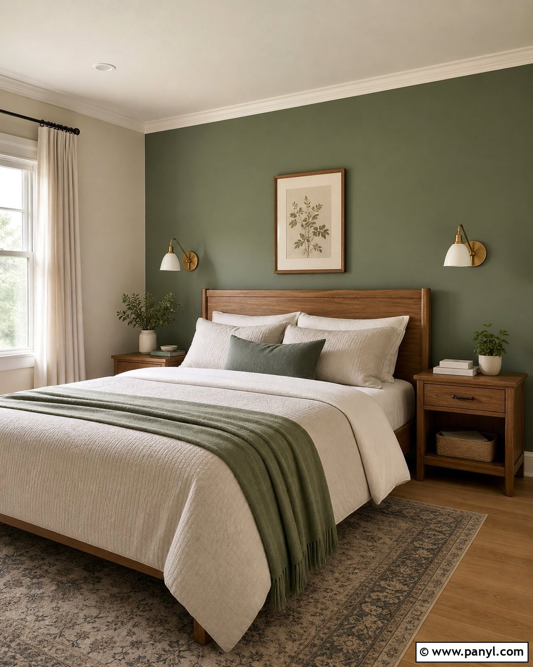Sage Green Accent Wall Bedroom - 20 Cream Walls With Sage Green Accent Wall Ideas