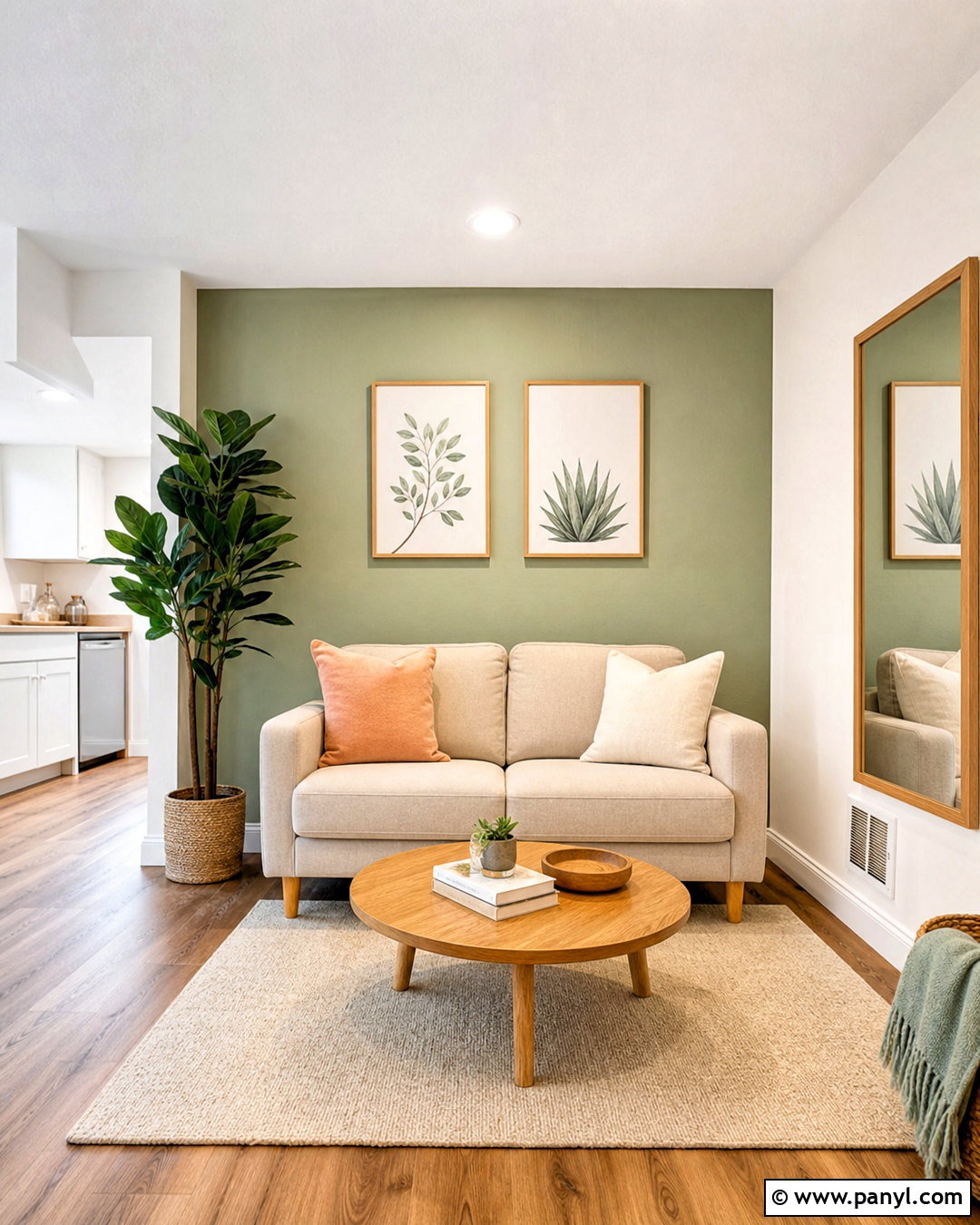 Sage Green Accent Wall For Small Living Room - 20 accent walls in living room ideas paint ideas