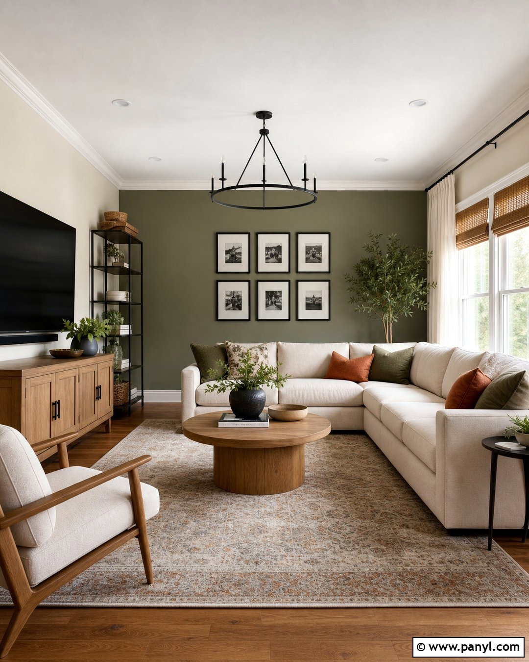 Sage Green Accent Wall Living Room - 20 Cream Walls With Sage Green Accent Wall Ideas