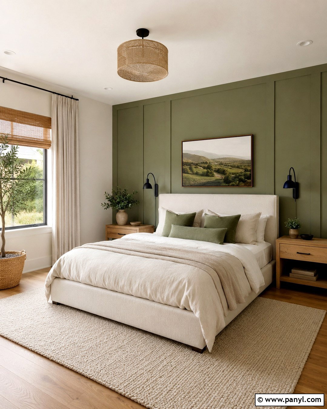 Sage Green Accent Wall With Cream Walls - 20 Accent Wall With Cream Walls