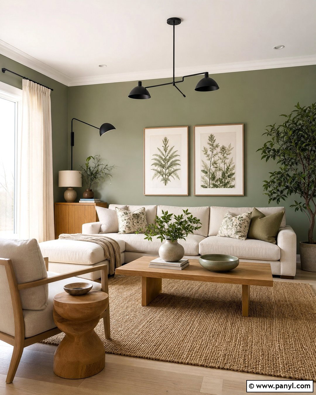 Sage Green Accent Wall - 20 Accent Wall Colors That Go With Beige Ideas