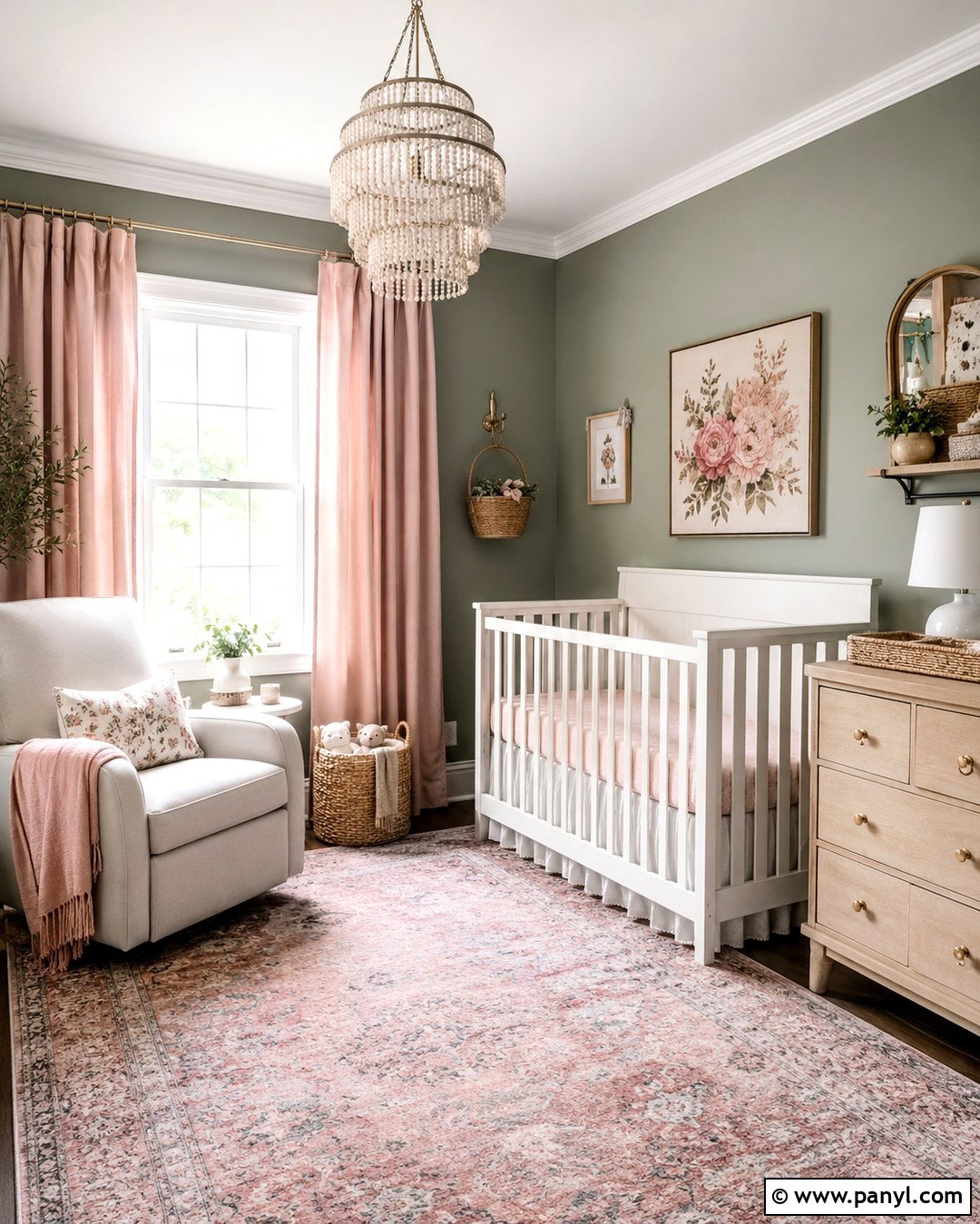 Sage Green And Blush Nursery - 20 Sage Green Wall Nursery Ideas