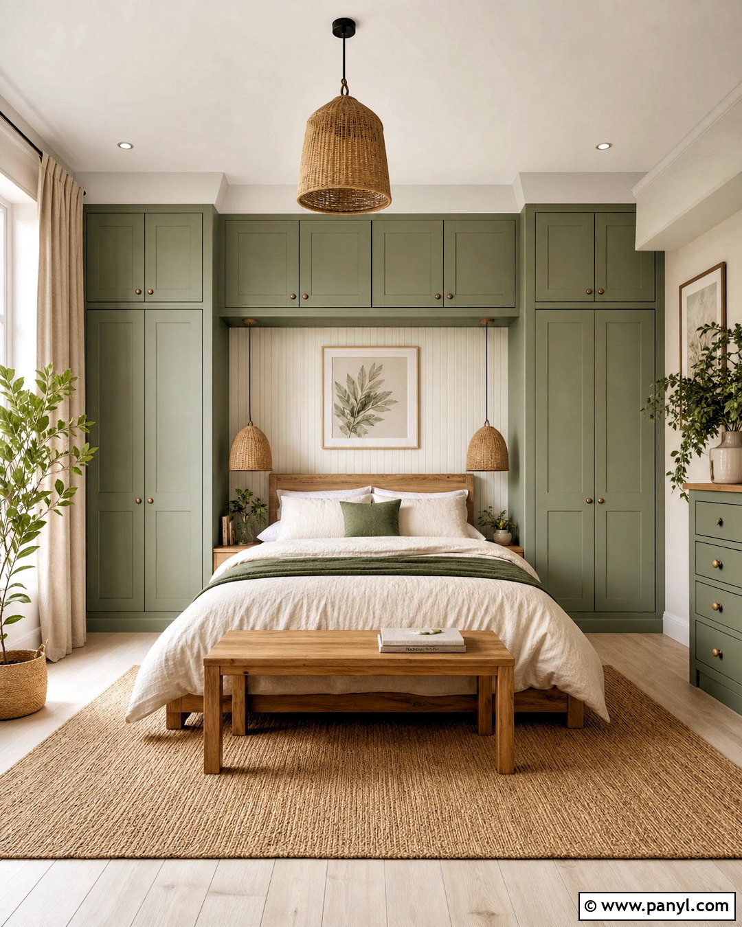 Sage Green And Cream Bedroom Cupboards - 20 bedroom cupboards colour combination ideas