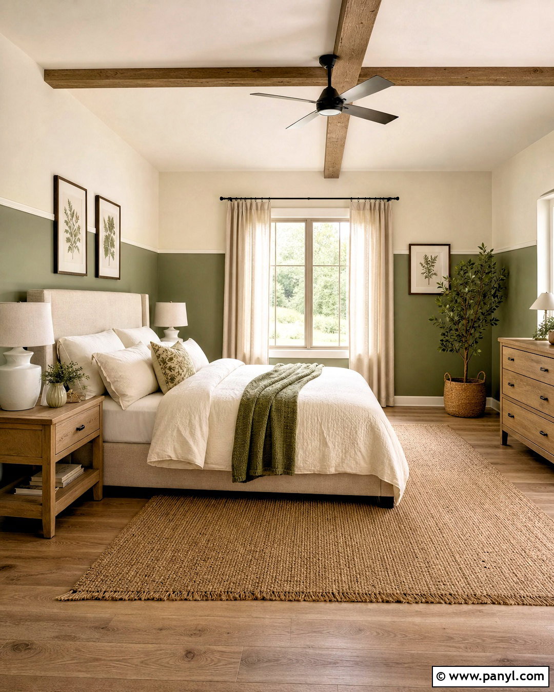 Sage Green And Cream Bedroom Walls - 20 two color bedroom walls