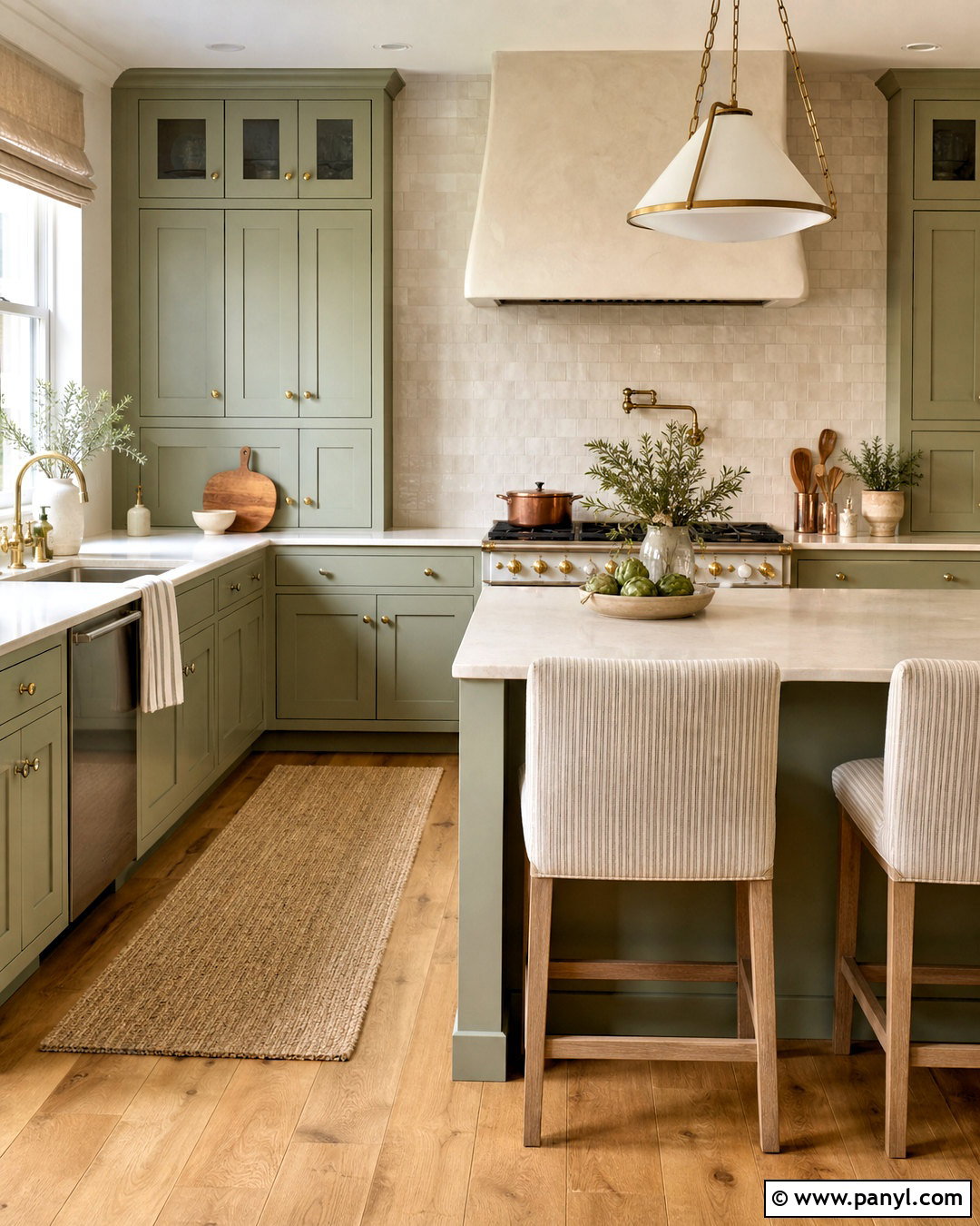 Sage Green And Cream Kitchen Palette - 20 kitchen color palette ideas