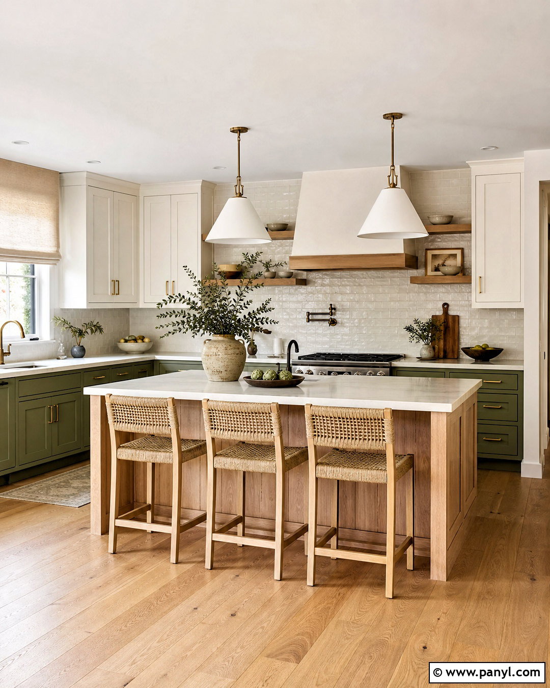 Sage Green And Cream Kitchen With Natural Wood - 20 sage green and cream kitchen ideas