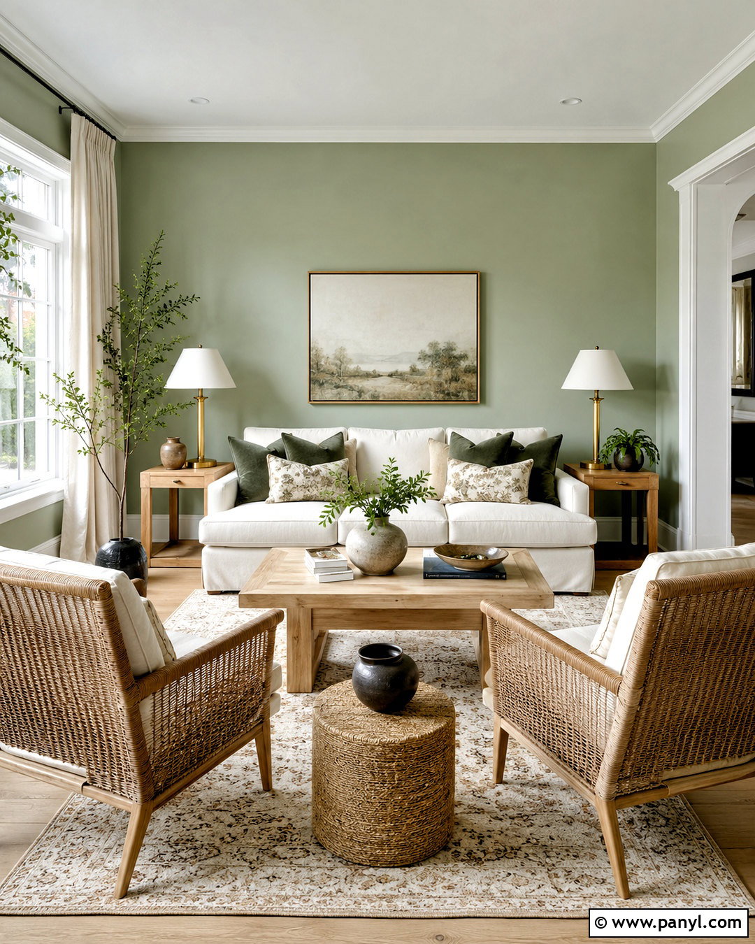 Sage Green And Cream Living Room - 20 color combinations home living rooms