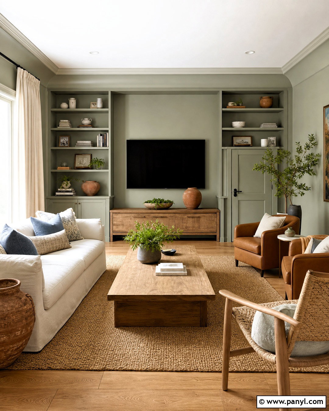 Sage Green And Cream Living Room Paint - 20 living room paint ideas color schemes