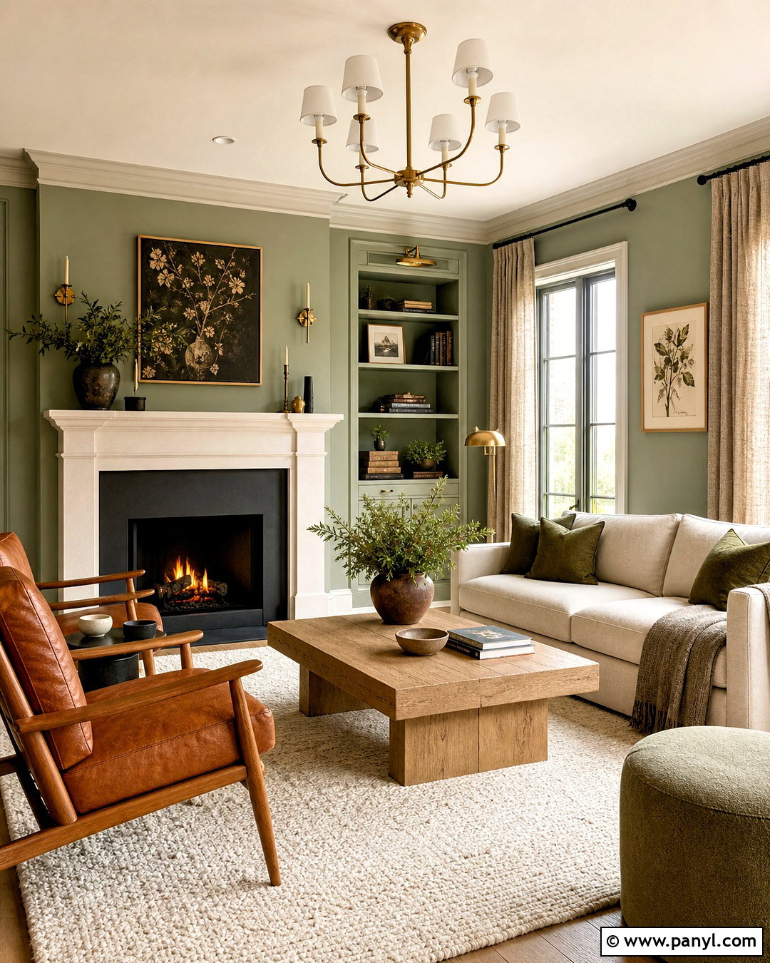 Sage Green And Cream Living Room Walls - 20 wall colour combinations living rooms