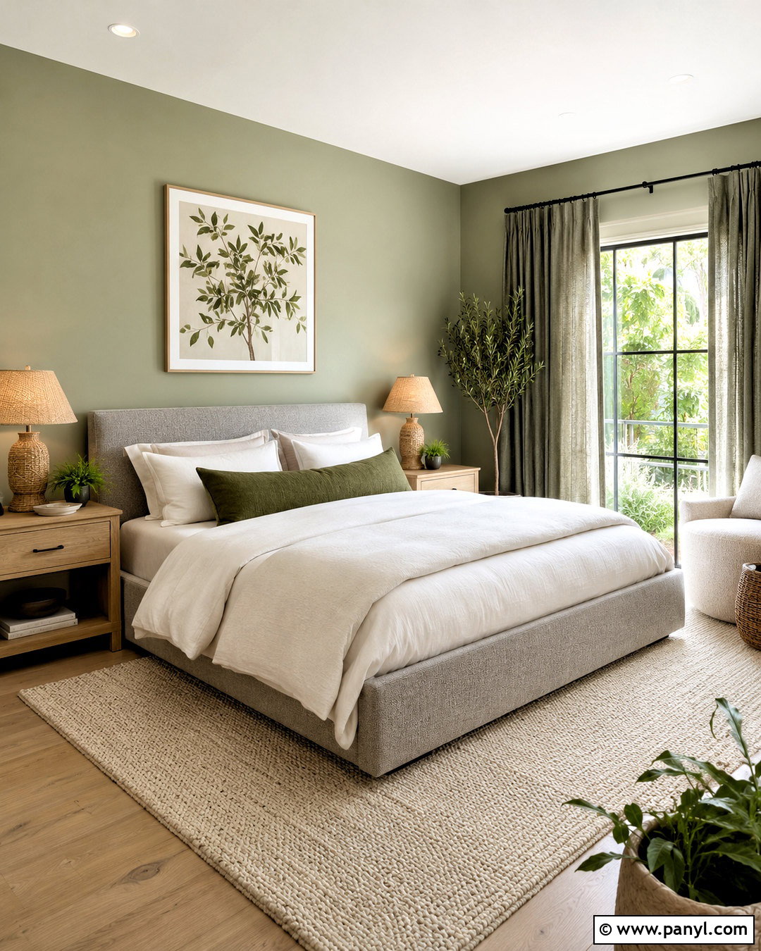 Sage Green And Gray Bedroom - 20 colors that compliment gray ideas