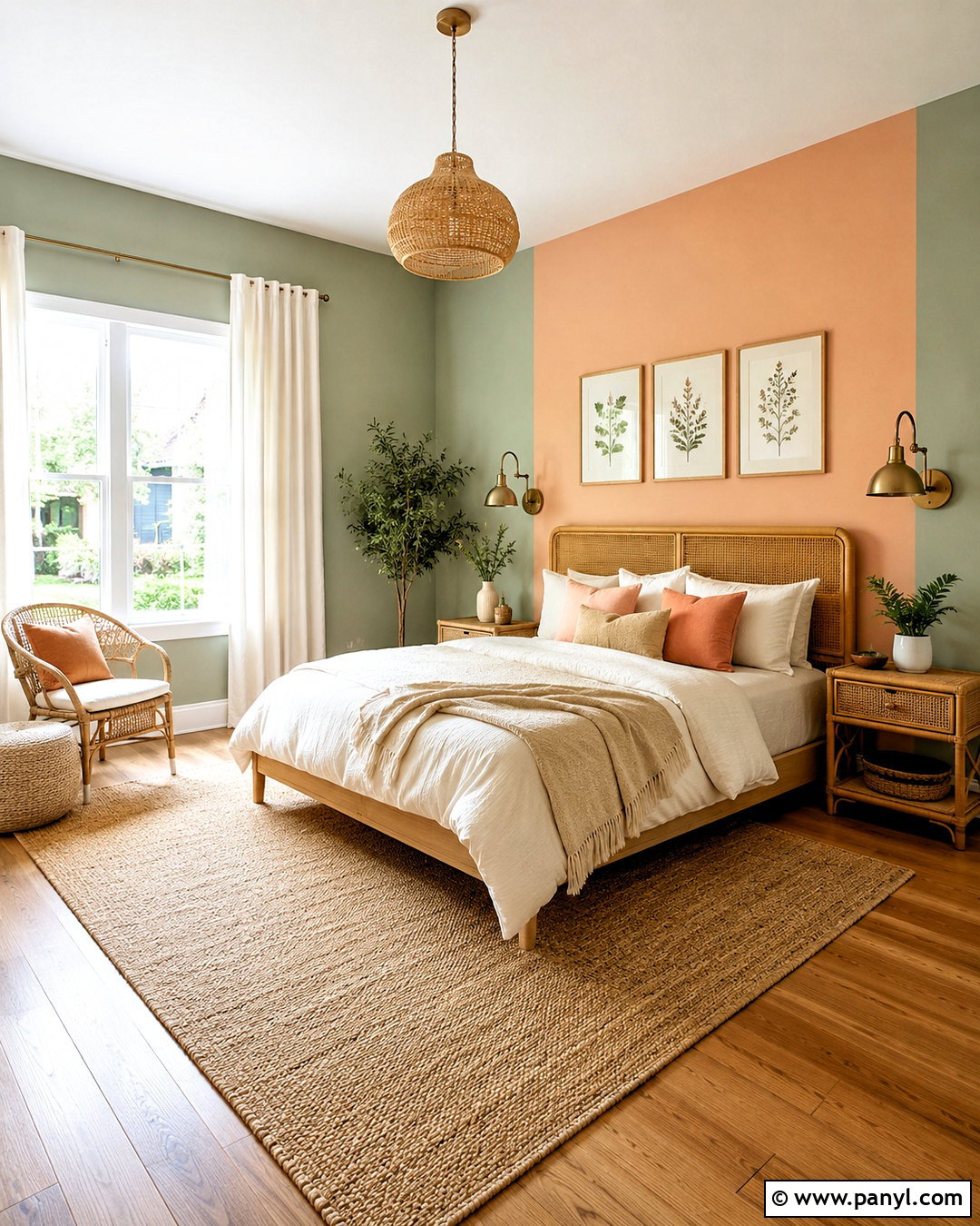 Sage Green And Light Orange Bedroom - 20 light orange bedroom ideas