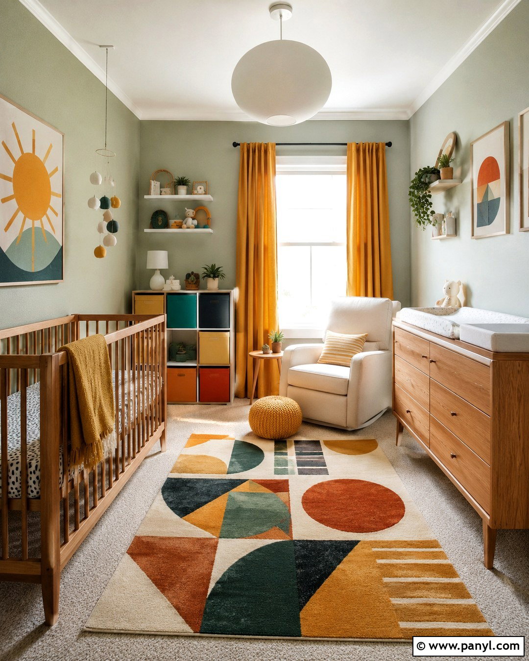 Sage Green And Mustard Nursery - 20 Sage Green Wall Nursery Ideas