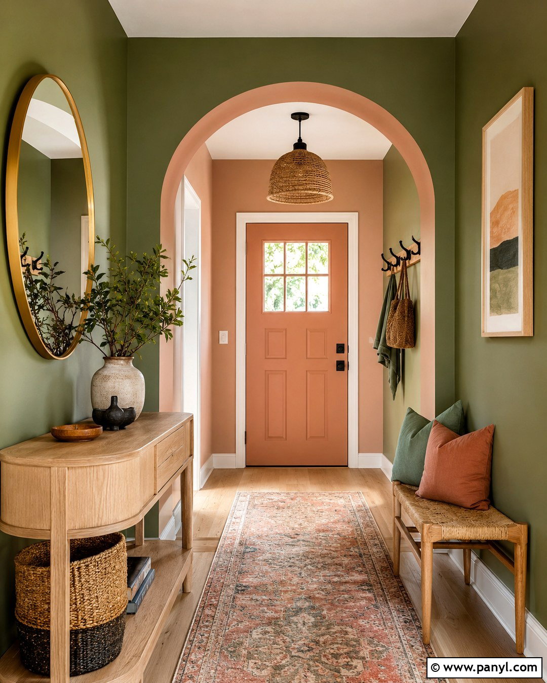 Sage Green And Pink Entryway Walls - 20 sage green and pink walls