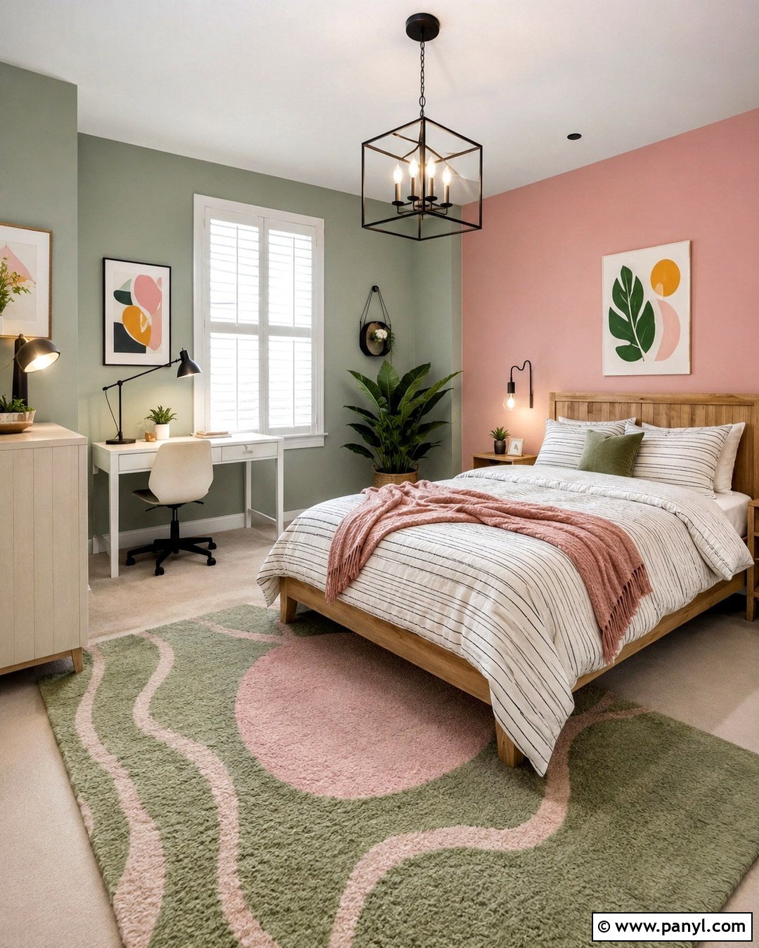 Sage Green And Pink Teen Bedroom Walls - 20 sage green and pink walls