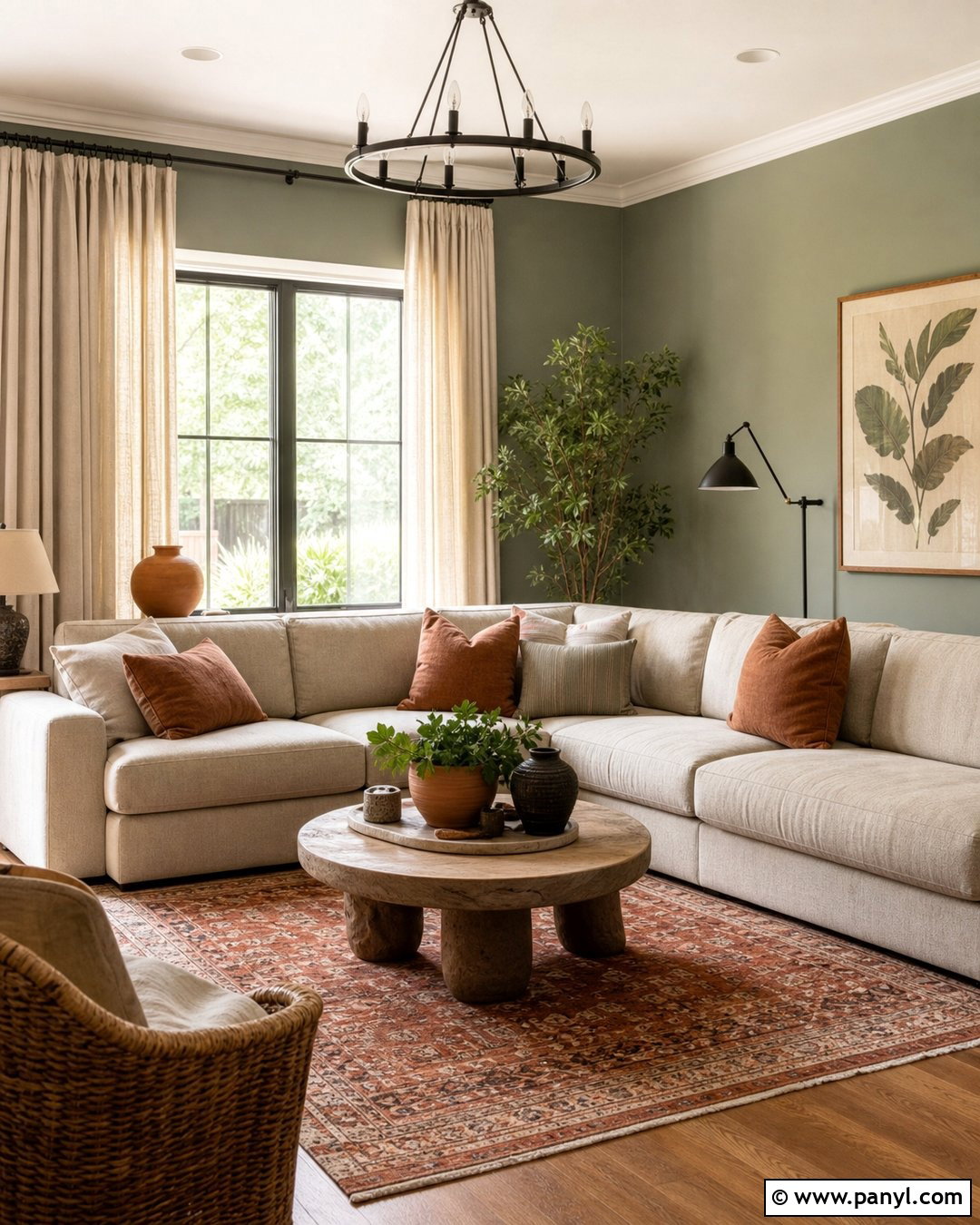 Sage Green And Terracotta Interior Colour Combination - 20 Interior House Colour Combination Ideas