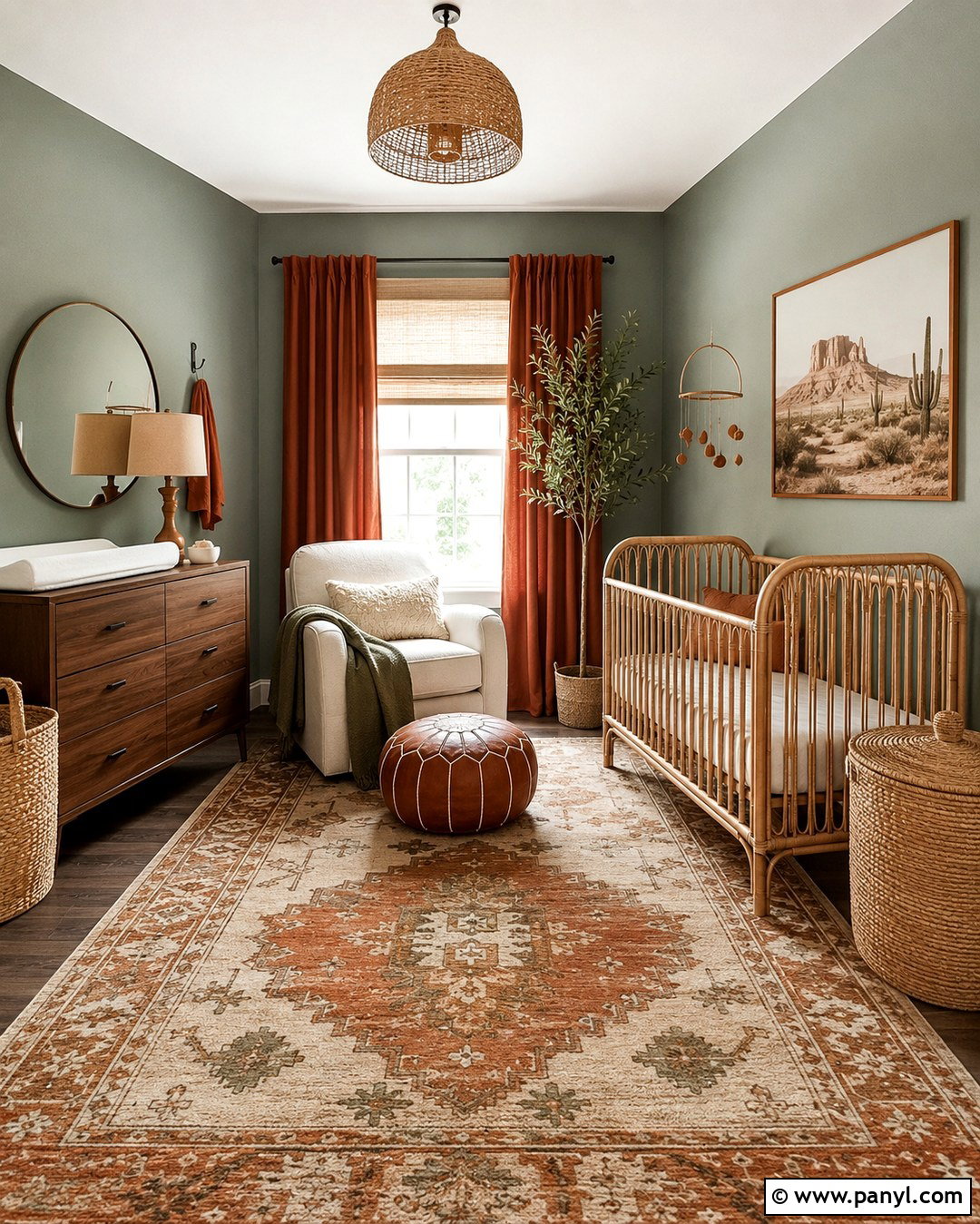 Sage Green And Terracotta Nursery - 20 Sage Green Wall Nursery Ideas