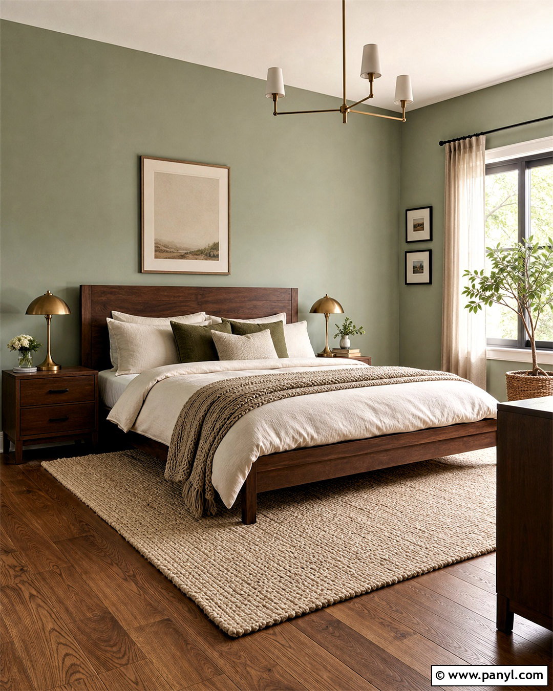 Sage Green And Walnut Wooden Color Combination - 20 wooden colour combination ideas