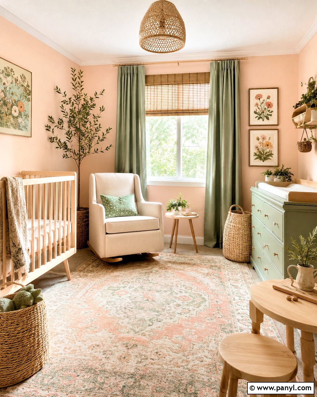 Sage Green And Warm White Nursery - 20 nursery color scheme ideas