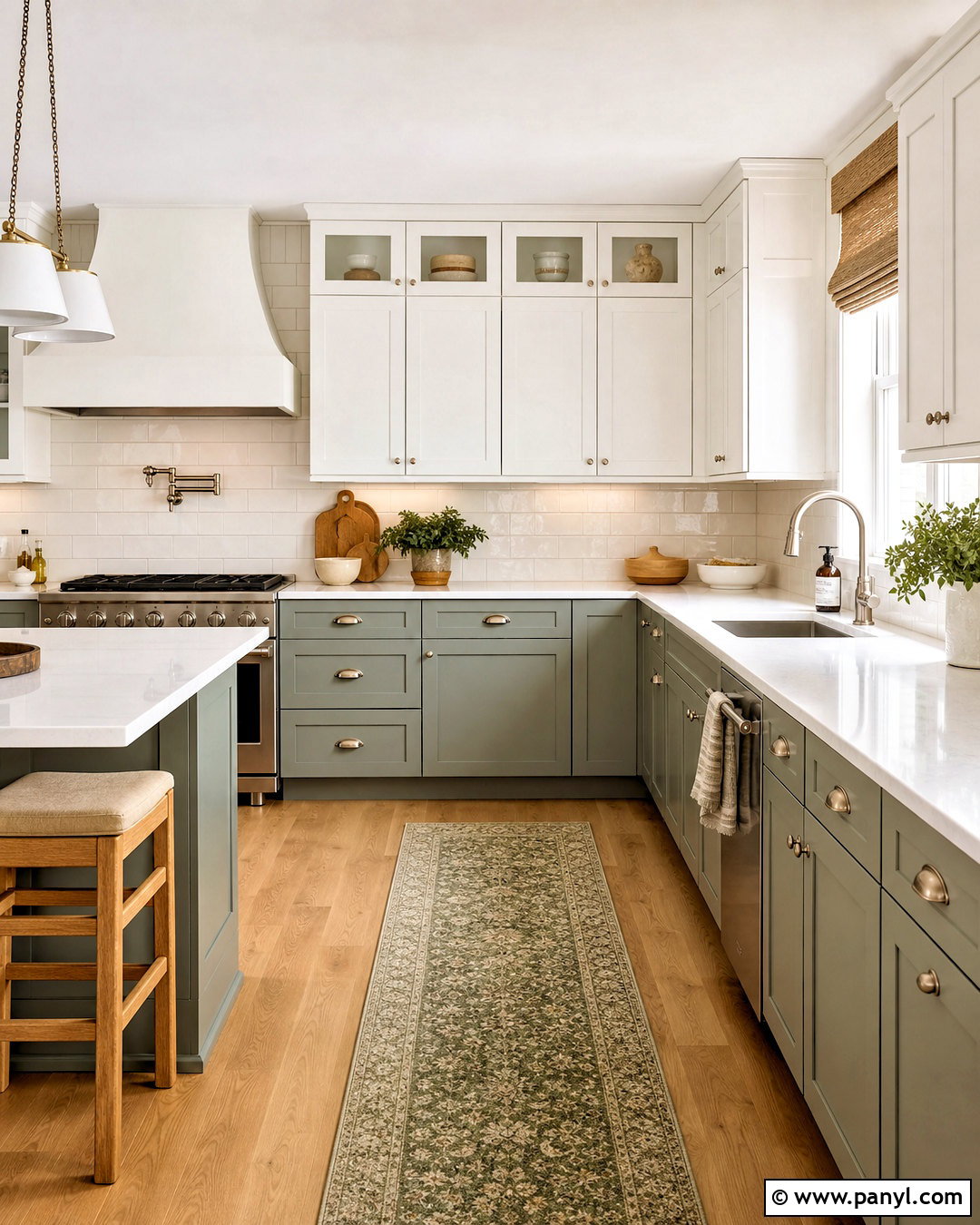 Sage Green And White Kitchen Color Scheme - 20 kitchen ideas color schemes