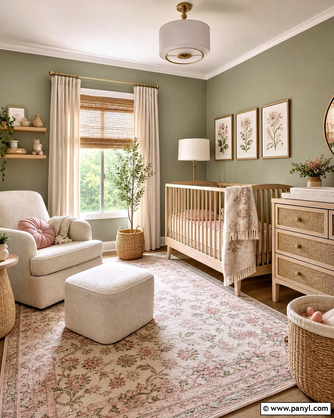 Sage Green Baby Girl Room - 20 baby girl room paint ideas
