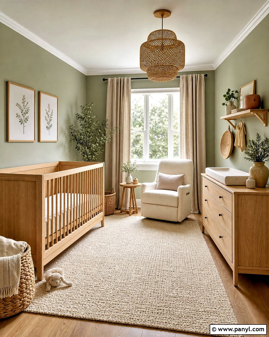 Sage Green Baby Room - 20 baby room paint ideas