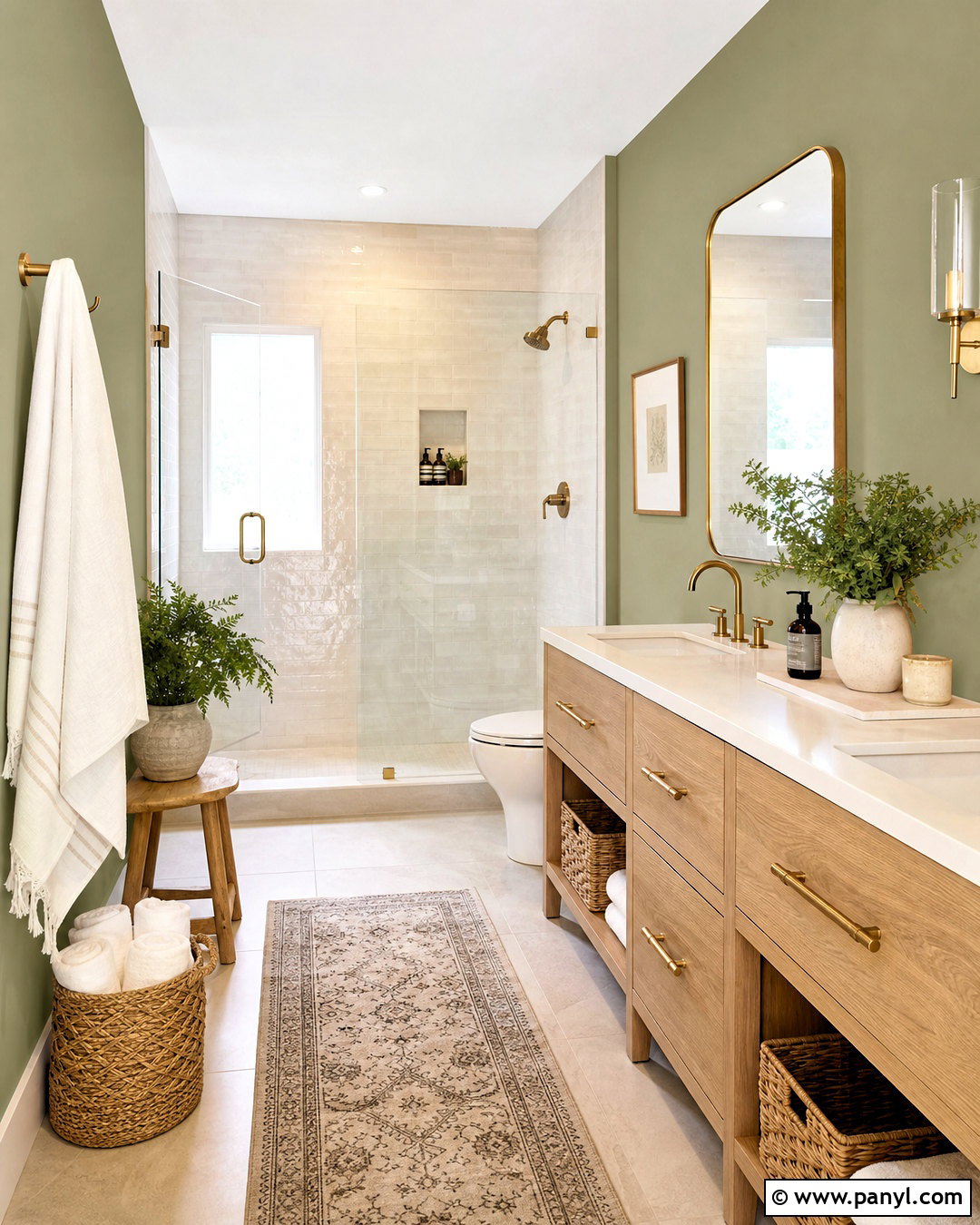 Sage Green Bathroom - 20 trending bathroom colors