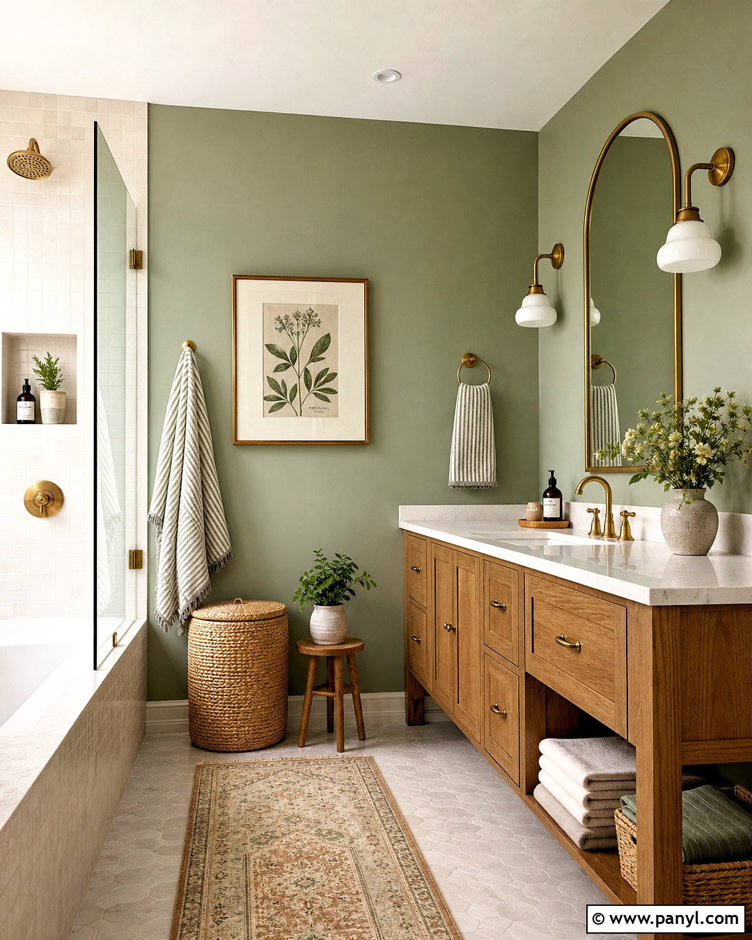 Sage Green Bathroom - 20 bathroom decor ideas