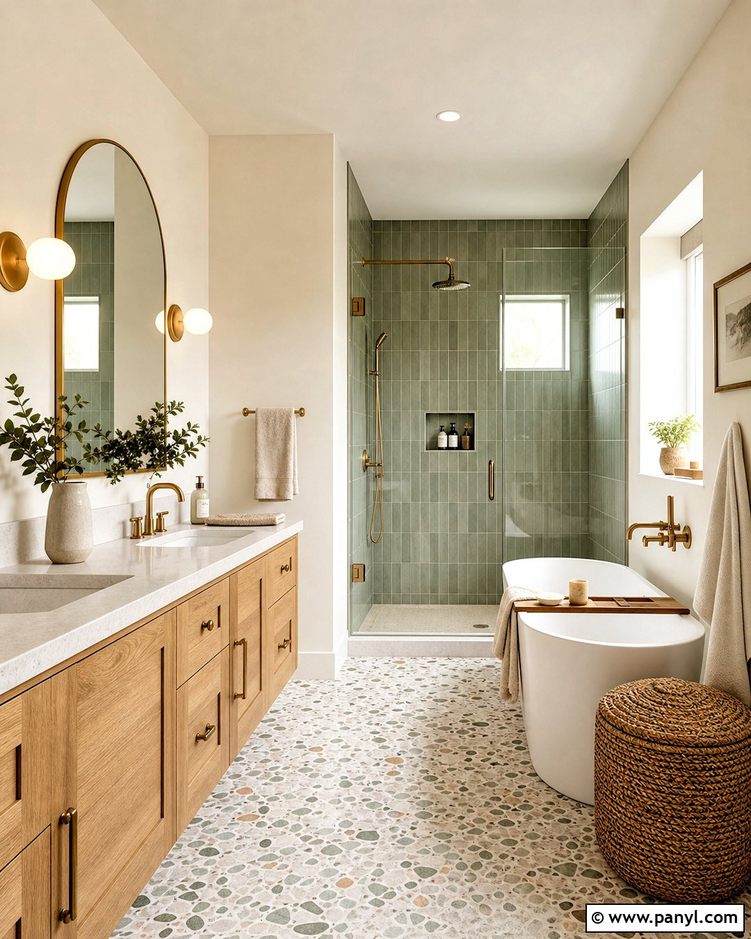 Sage Green Bathroom - 20 bathroom ideas