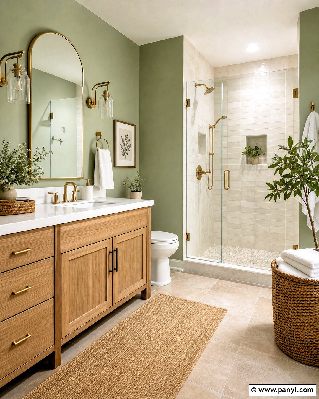 Sage Green Bathroom - 20 green bathroom inspiration ideas