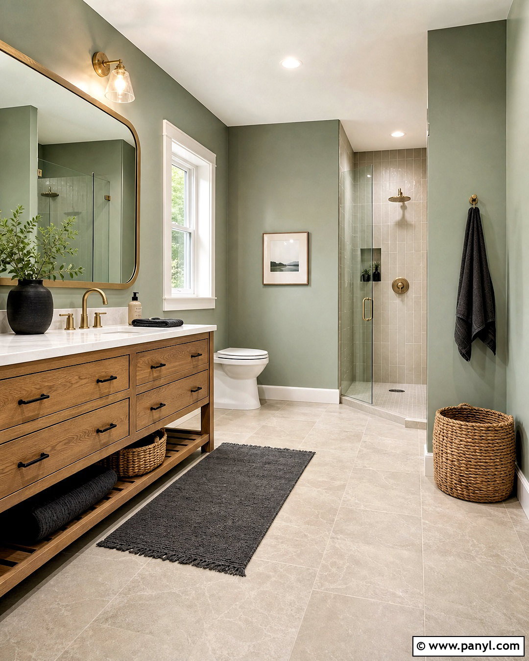 Sage Green Bathroom - 20 green bathroom paint colors