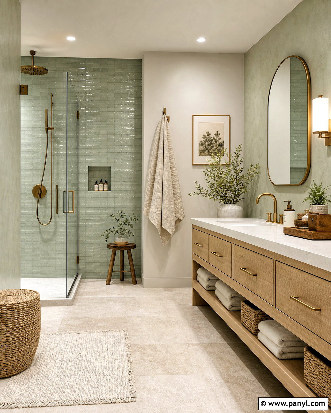 Sage Green Bathroom - 20 sage green home ideas
