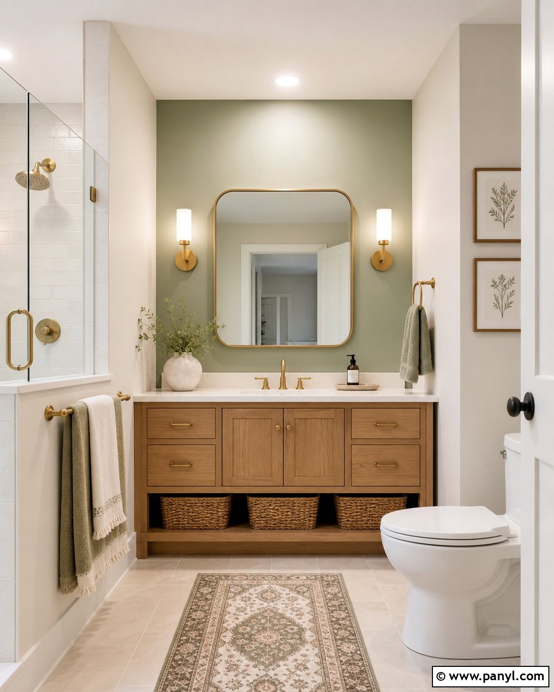 20 Cream Walls With Sage Green Accent Wall Ideas to Try