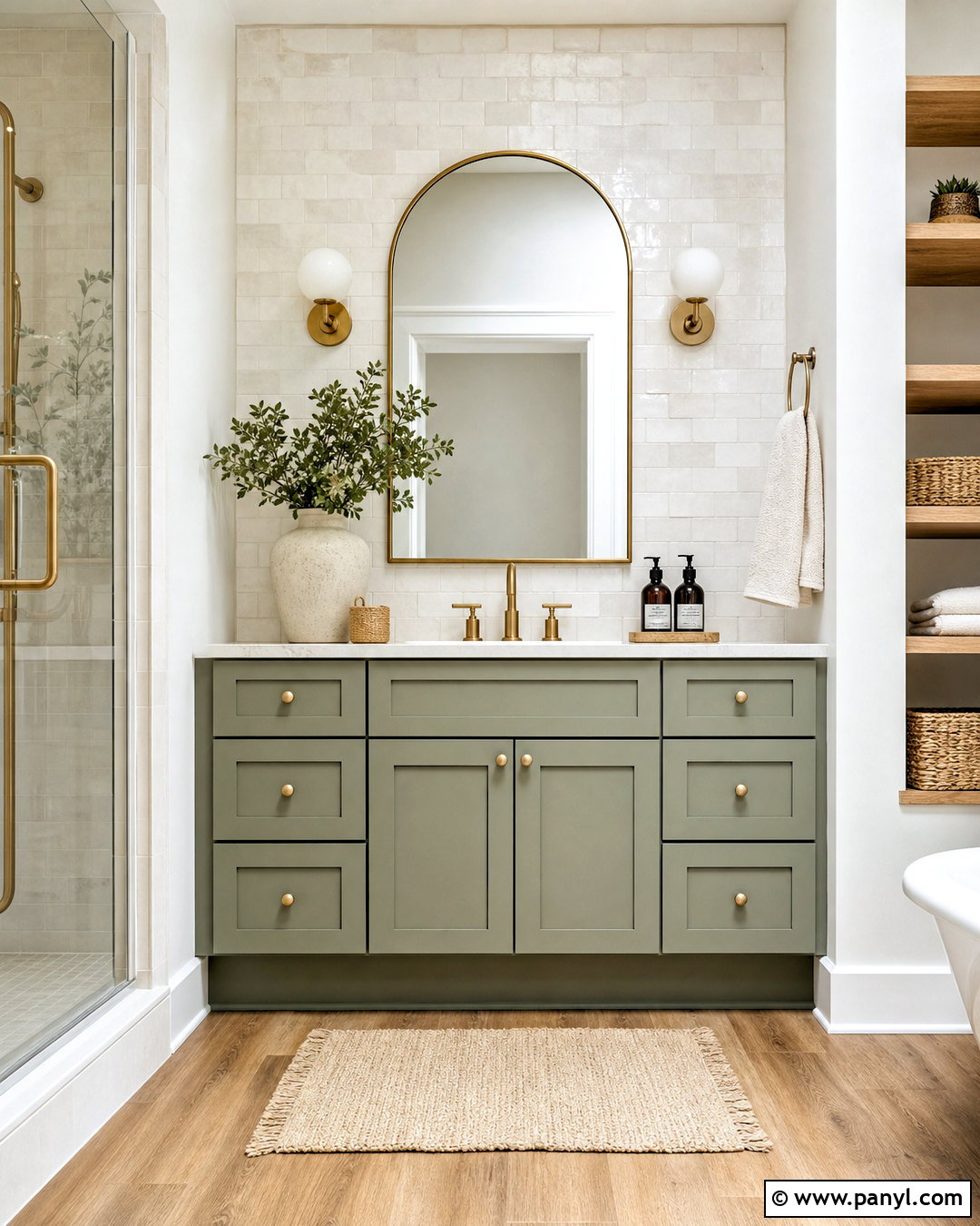 Sage Green Bathroom Cabinet Makeover - 20 bathroom cabinet makeover ideas