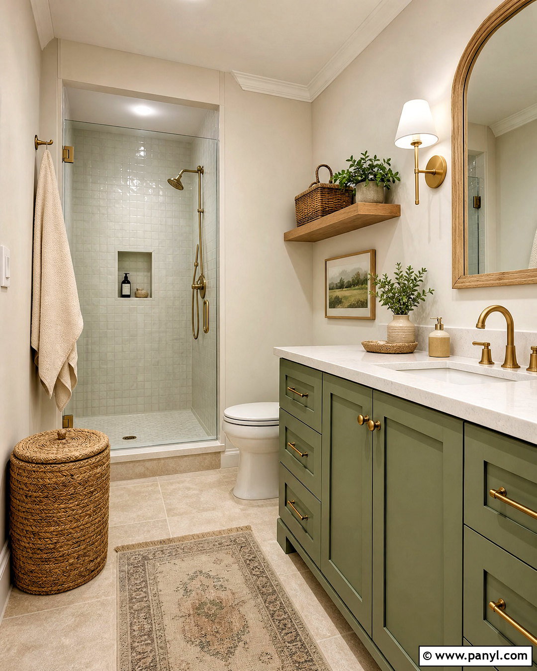 Sage Green Bathroom Cabinets - 20 bathroom cabinet color ideas