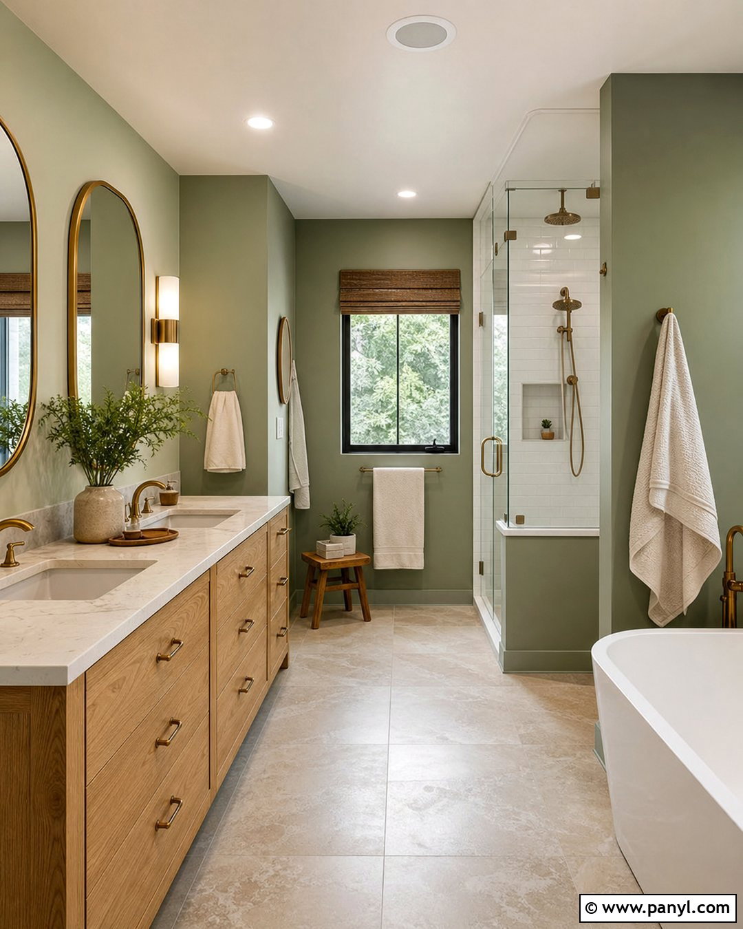 Sage Green Bathroom Walls - 20 Best Colors For Bathroom Walls