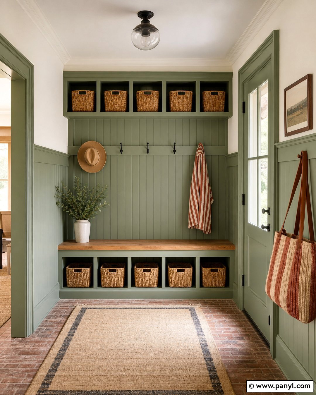 Sage Green Beadboard - 20 Beadboard Wall Paint Colors