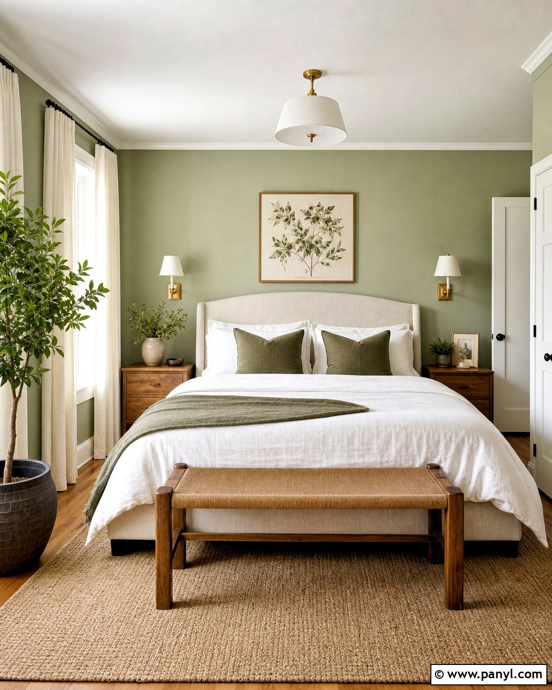 Sage Green Bedroom - 20 bedroom decor ideas