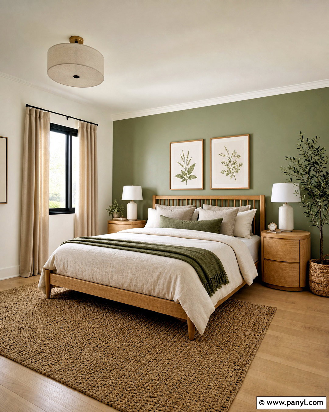 Sage Green Bedroom Accent Wall - 20 accent color bedroom wall ideas