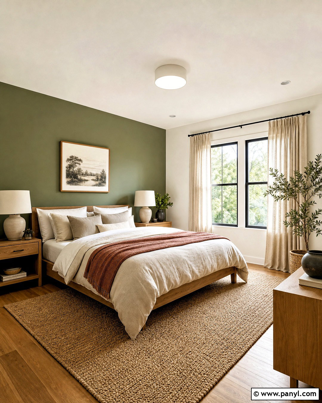Sage Green Bedroom Accent Wall - 20 accent wall paint ideas