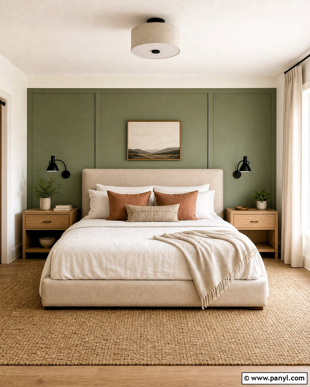 Sage Green Bedroom Accent Wall - 20 bedroom accent wall ideas paint colors