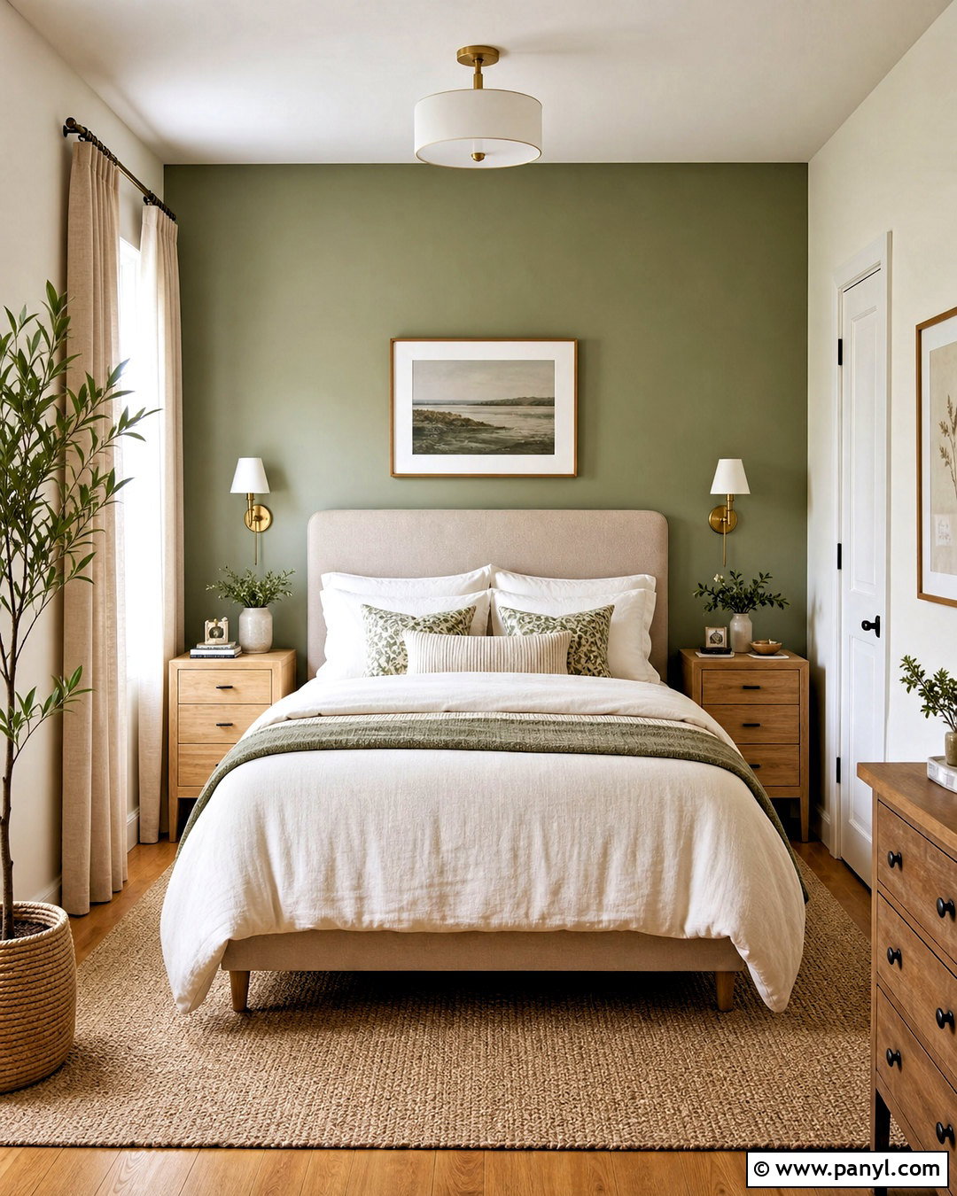 Sage Green Bedroom Accent Wall - 20 small accent wall ideas