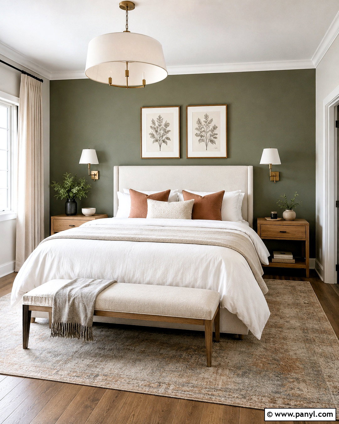 Sage Green Bedroom Accent Wall - 40 Sage Green Accent Wall Ideas
