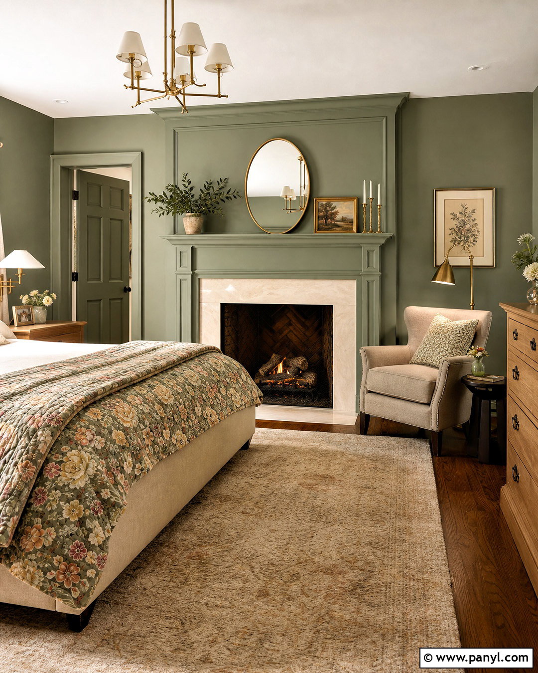 Sage Green Bedroom Fireplace - 20 sage green fireplace ideas