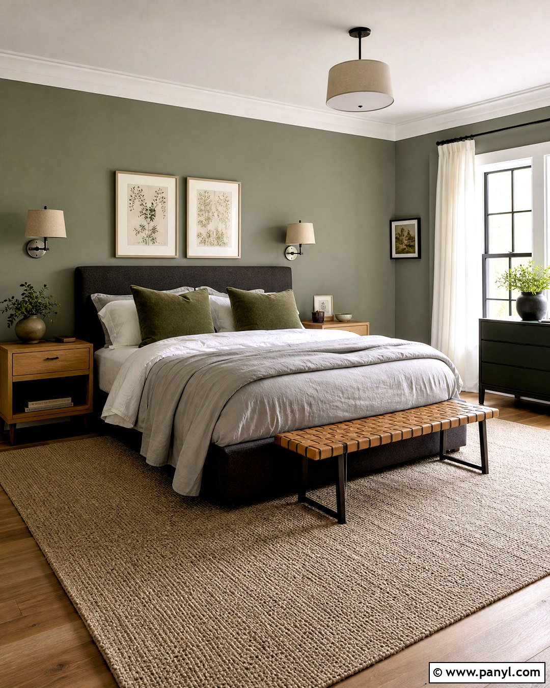 Sage Green Bedroom Walls With Gray Furniture - 20 sage green bedroom walls