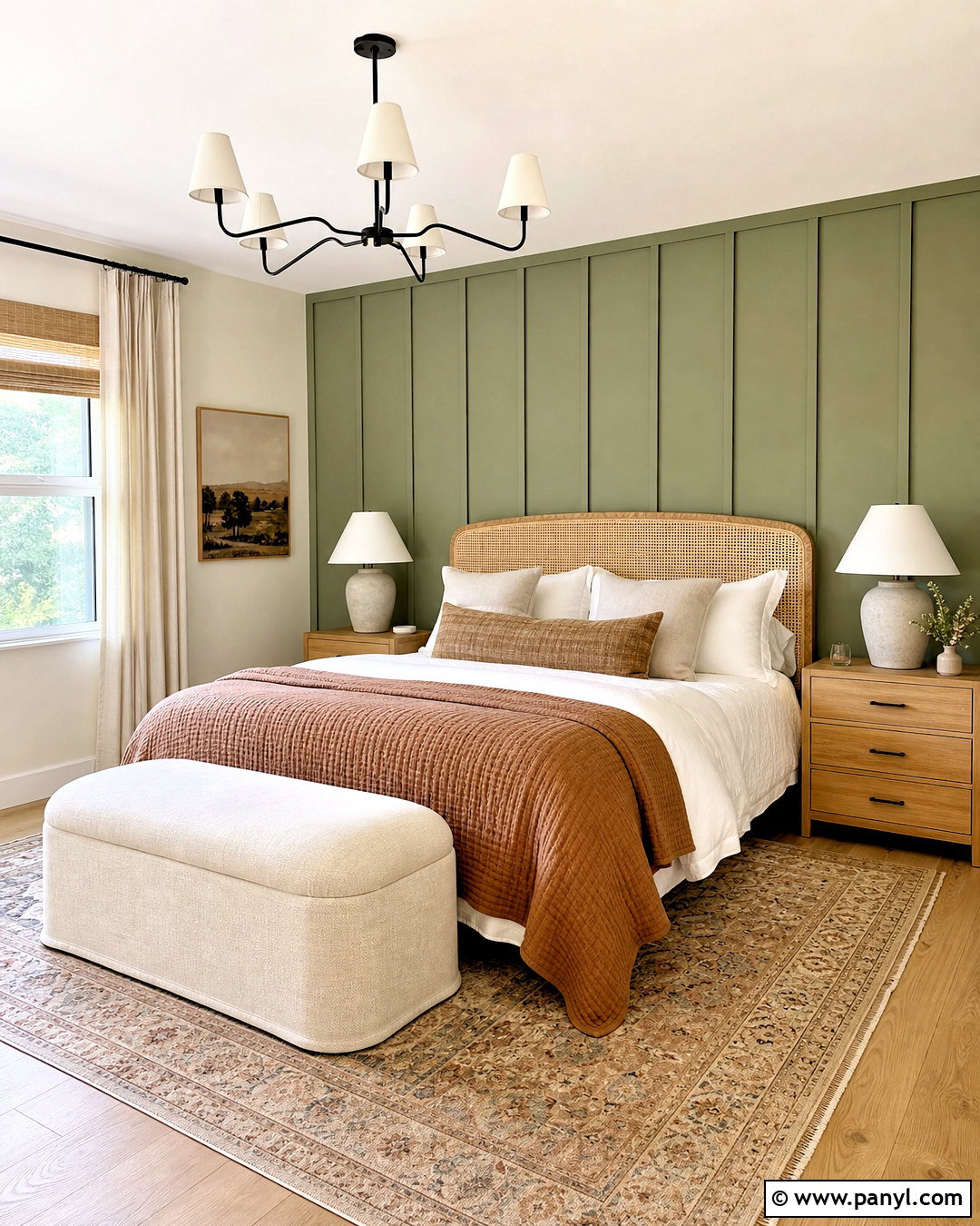 Sage Green Board And Batten Accent Wall - 20 room accent wall ideas