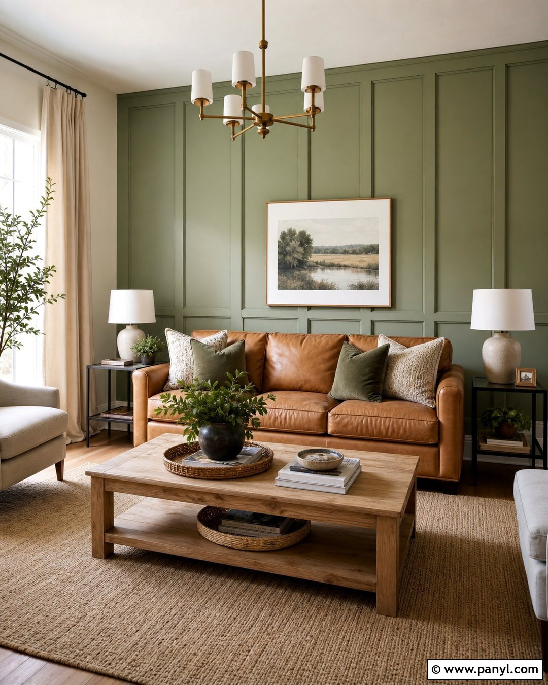 Sage Green Board And Batten Accent Wall - 20 Cream Walls With Sage Green Accent Wall Ideas