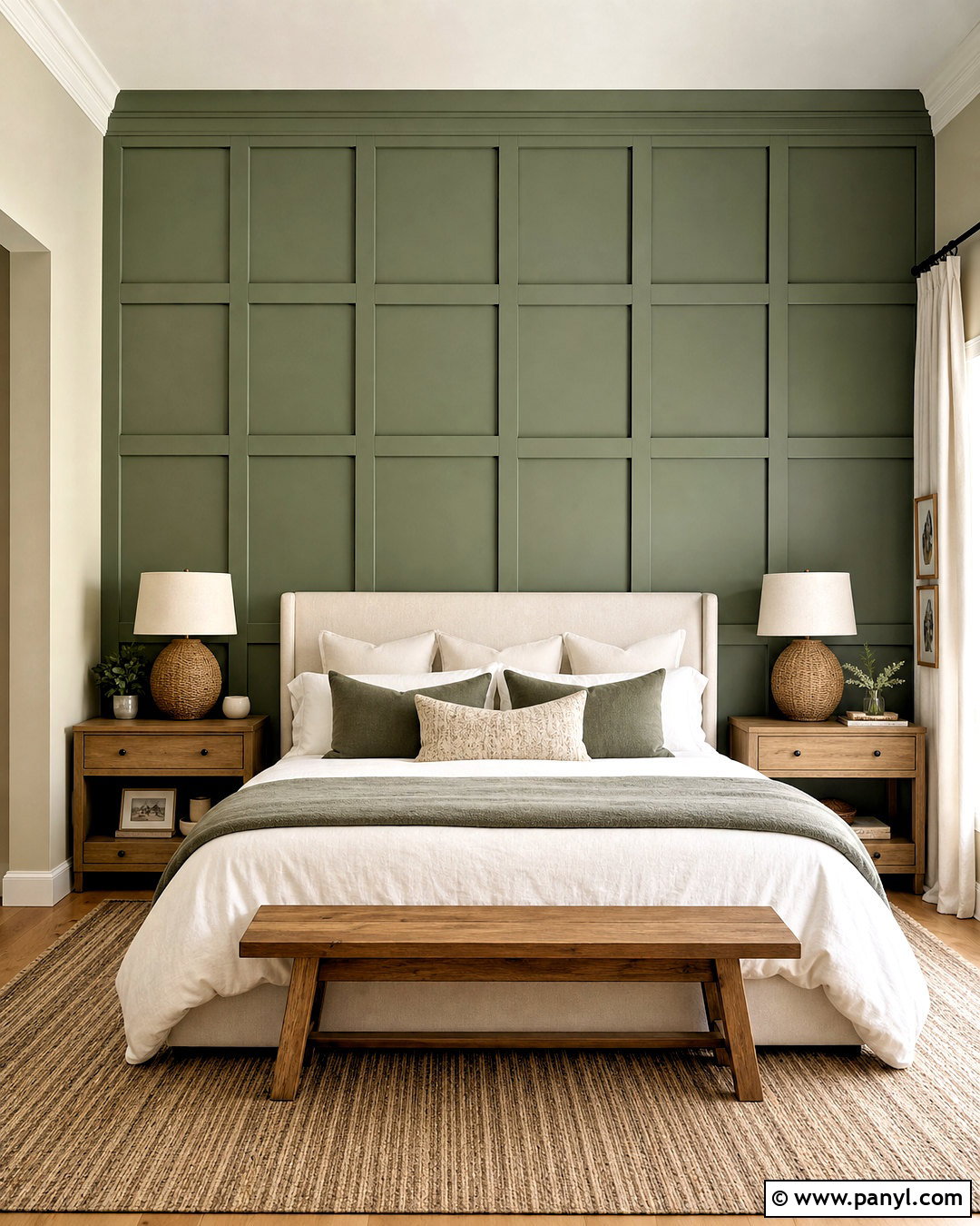 Sage Green Board And Batten Bedroom Walls - 20 sage green bedroom walls