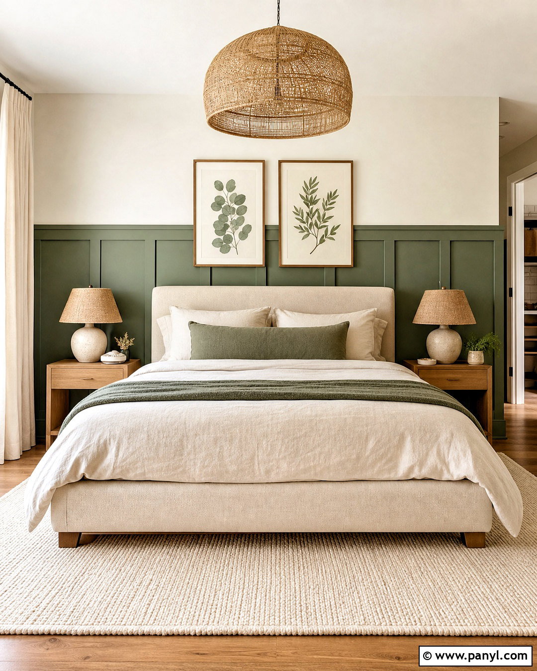 Sage Green Board And Batten Wainscoting - 20 wall wainscoting ideas