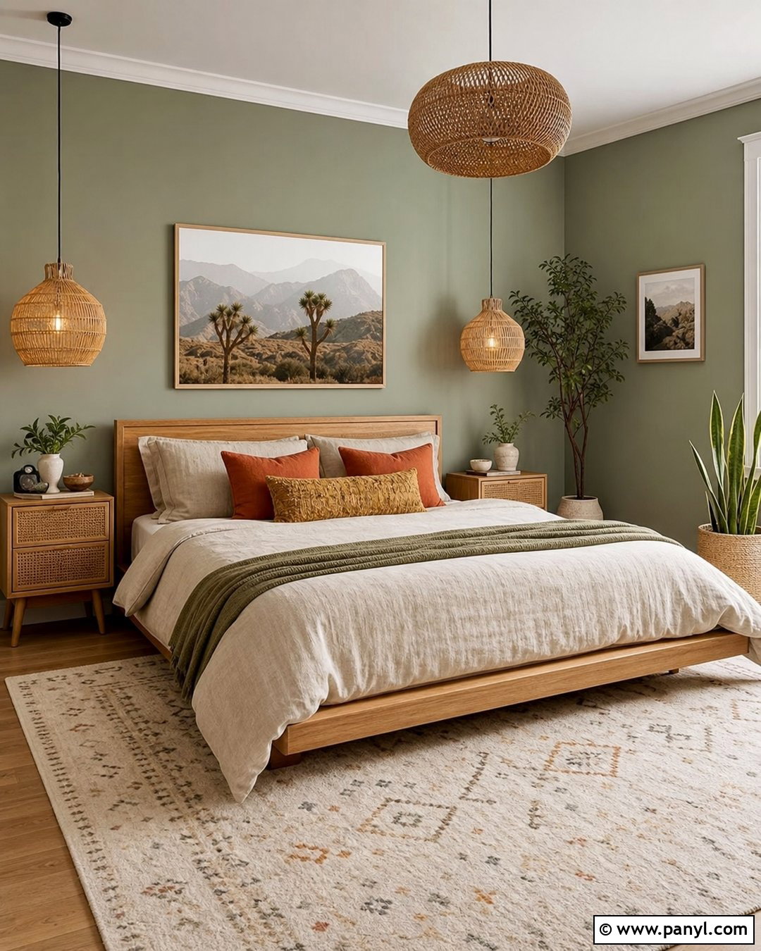 Sage Green Boho Walls - 30 Boho Wall Colors